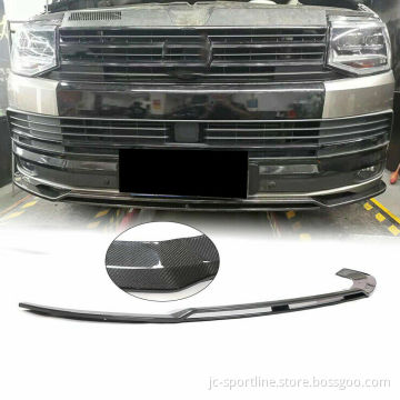 Carbon Fiber Front Bumper Lip Splitter Chin for VW T6 Multivan 2015-2020